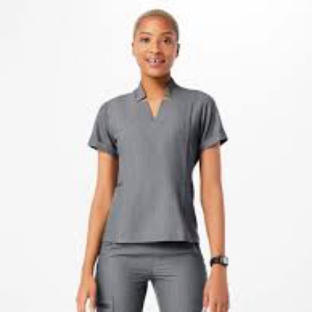 Figs Technical Collection Inala Graphite Scrub Top - image 1